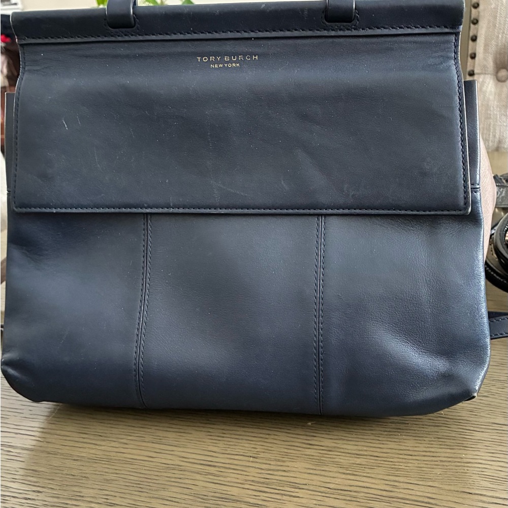 Tory Burch Blue Leather Accessory